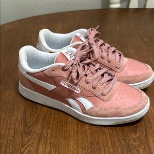 Reebok Club C 85 Sneaker Pink and White Suede Low-Top